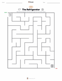 The Refrigerator printable worksheet preview