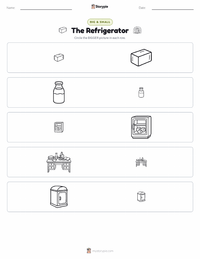 The Refrigerator printable worksheet preview