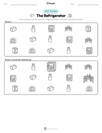 The Refrigerator printable worksheet preview
