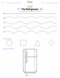 The Refrigerator printable worksheet preview