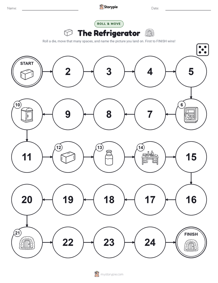Roll & Move Game
