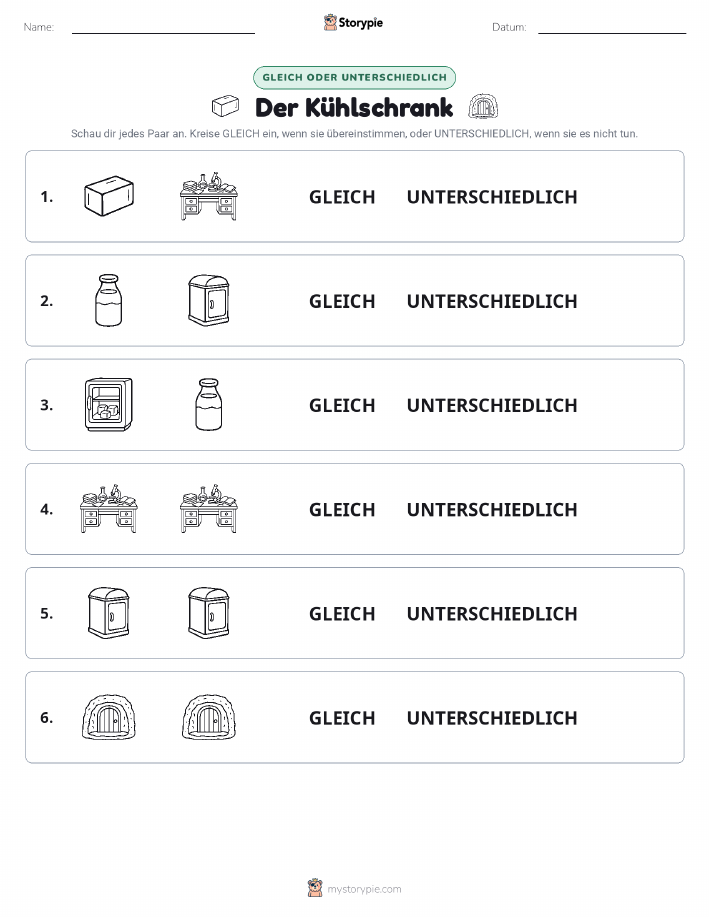 Gleich oder Anders
