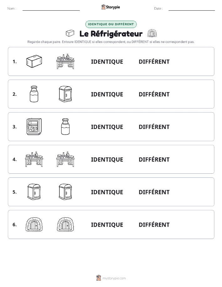 Identique ou Différent
