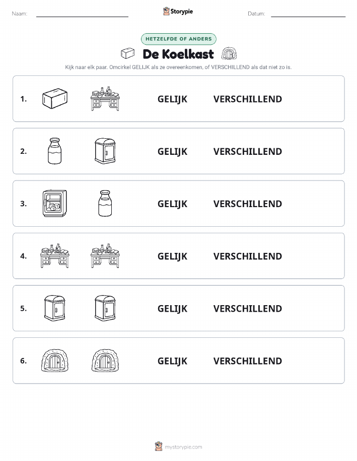 Zelfde of Verschillend