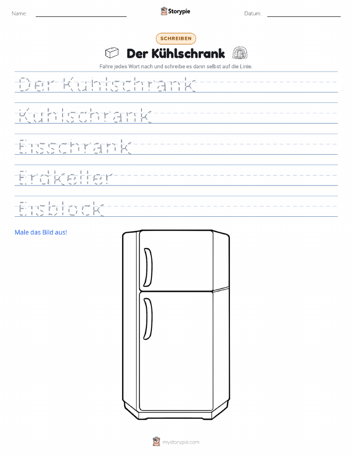 Schreibübung