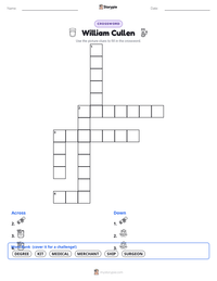 William Cullen printable worksheet preview
