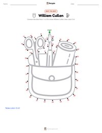 William Cullen printable worksheet preview