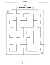 William Cullen printable worksheet preview