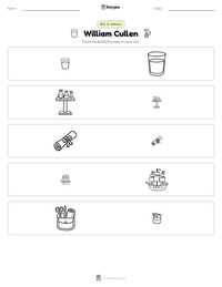 William Cullen printable worksheet preview