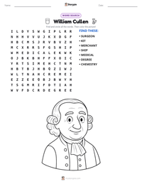 William Cullen printable worksheet preview