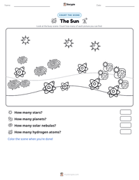 The Sun printable worksheet preview