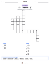 The Sun printable worksheet preview