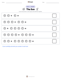 The Sun printable worksheet preview