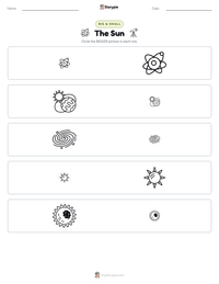 The Sun printable worksheet preview