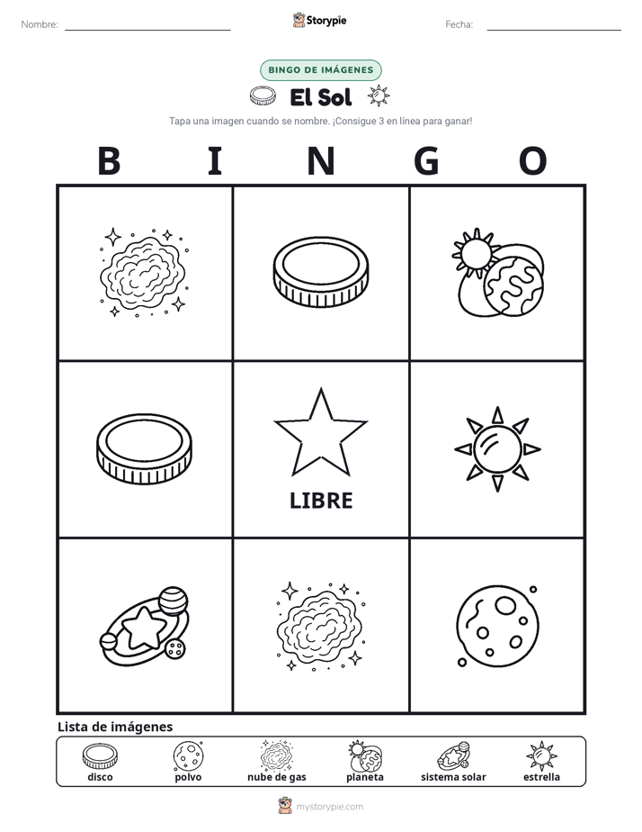 Bingo de Imágenes