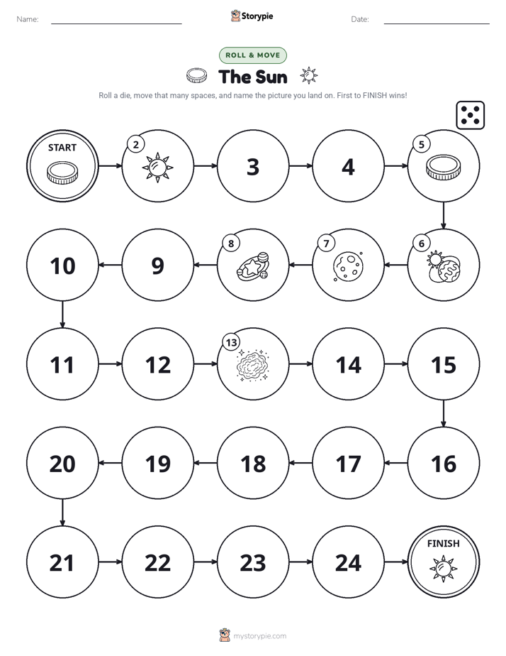 Roll & Move Game