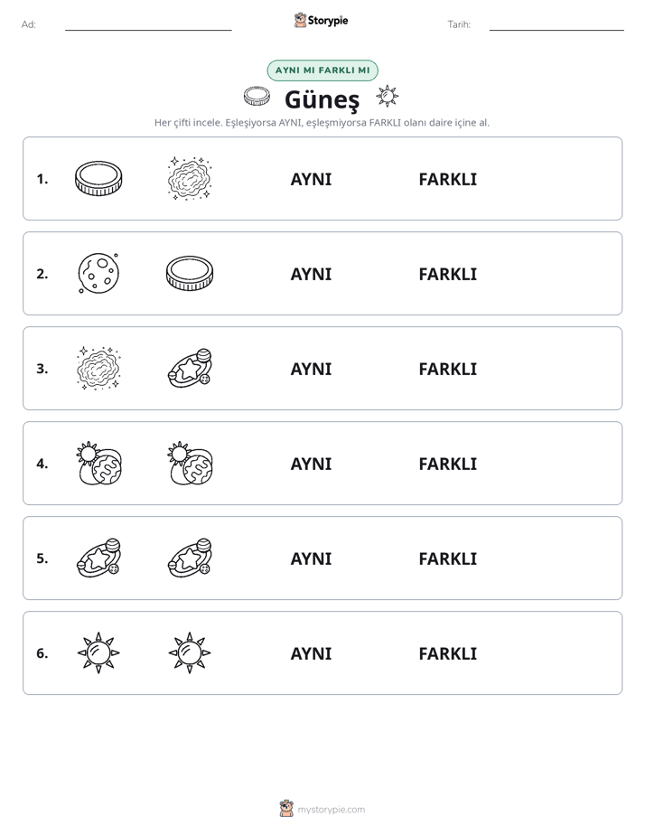 Aynı mı Farklı mı