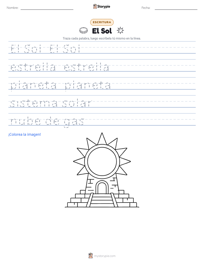Práctica de Escritura