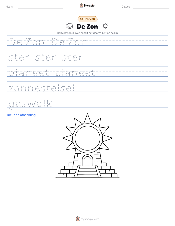Schrijf Oefening