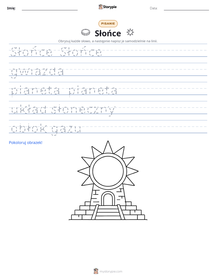 Ćwiczenie Pisania