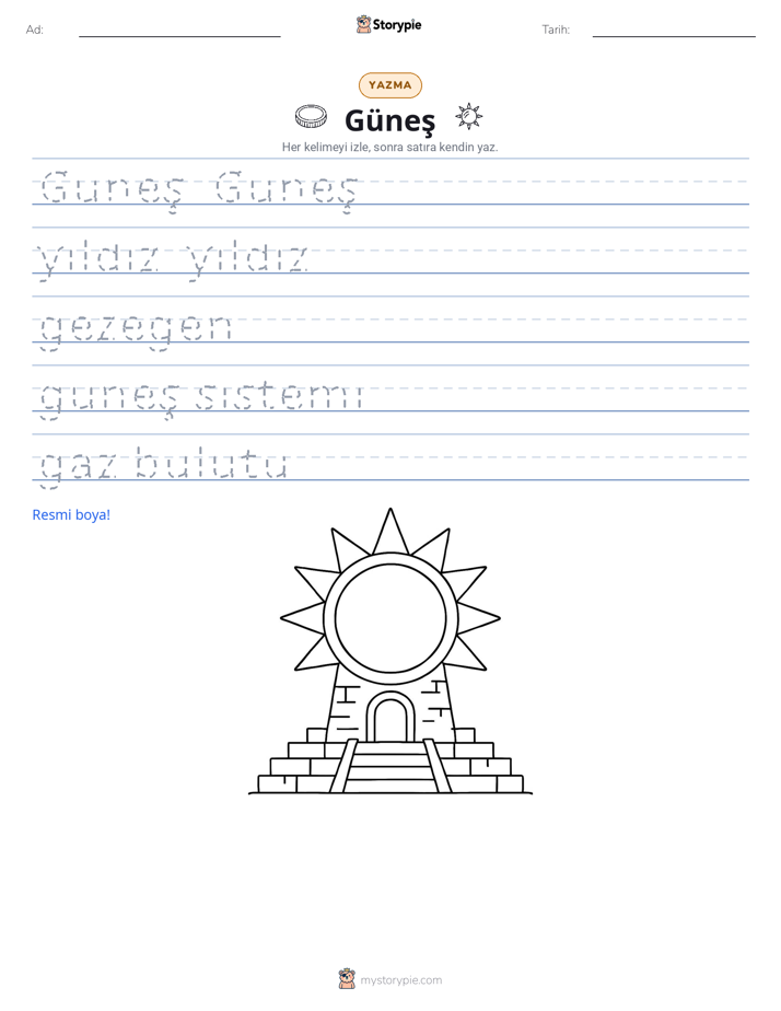 Yazma Pratiği