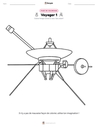 Aperçu de la feuille de travail imprimable Voyager 1