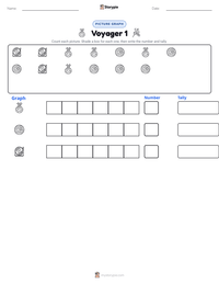 Voyager 1 printable worksheet preview