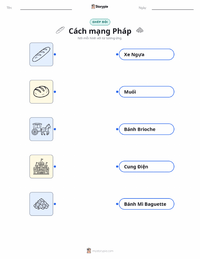 Tài liệu in sẵn Cách mạng Pháp cho trẻ em