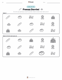 Fransız Devrimi yazdırılabilir çalışma sayfası önizlemesi