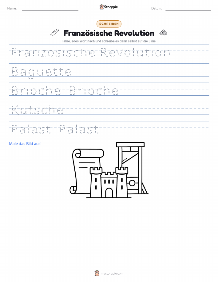 Schreibübung