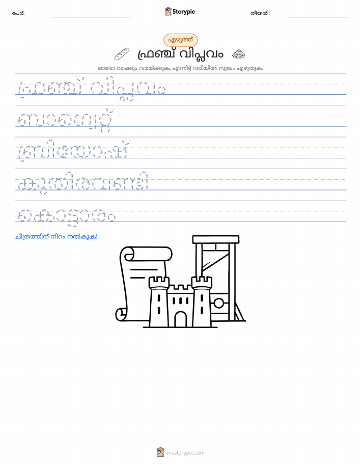 എഴുത്ത് പരിശീലനം