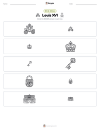 Louis XVI printable worksheet preview
