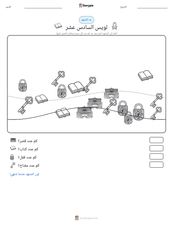 مشهد العد