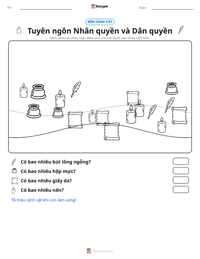 Xem trước tài liệu in sẵn Tuyên ngôn Nhân quyền và Dân quyền