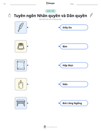 Xem trước tài liệu in sẵn Tuyên ngôn Nhân quyền và Dân quyền