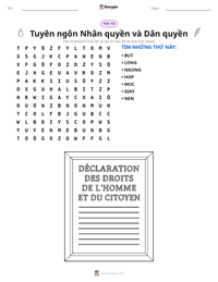 Xem trước tài liệu in sẵn Tuyên ngôn Nhân quyền và Dân quyền