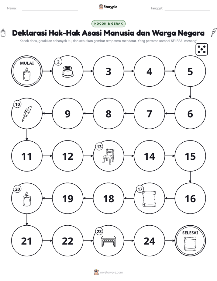 Permainan Gulung & Pindah