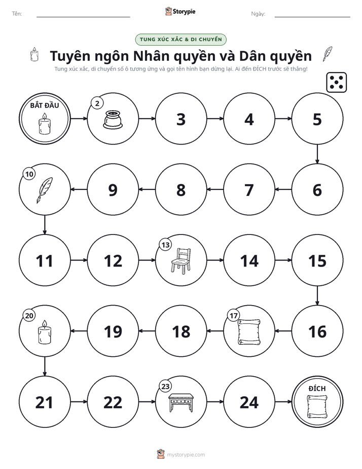 Trò Chơi Cuộn & Di Chuyển