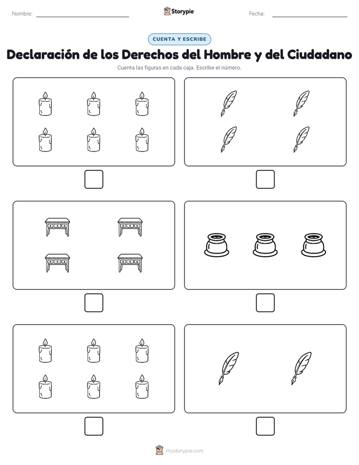 Cuenta y Escribe