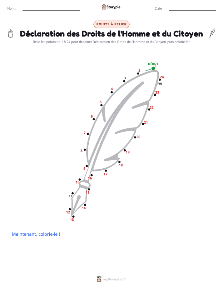 Relie les points