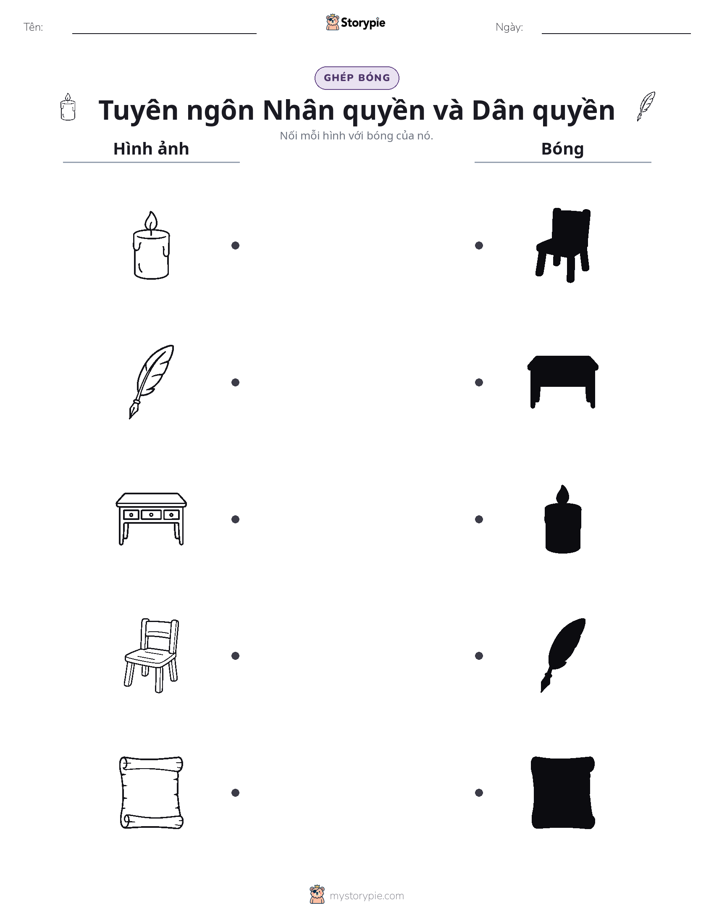 Ghép Hình Bóng
