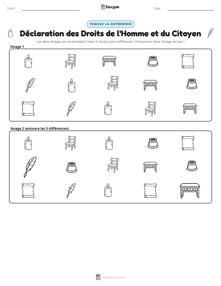 Trouvez les Différences