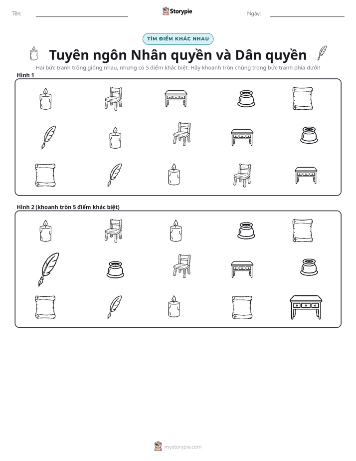 Tìm Sự Khác Biệt