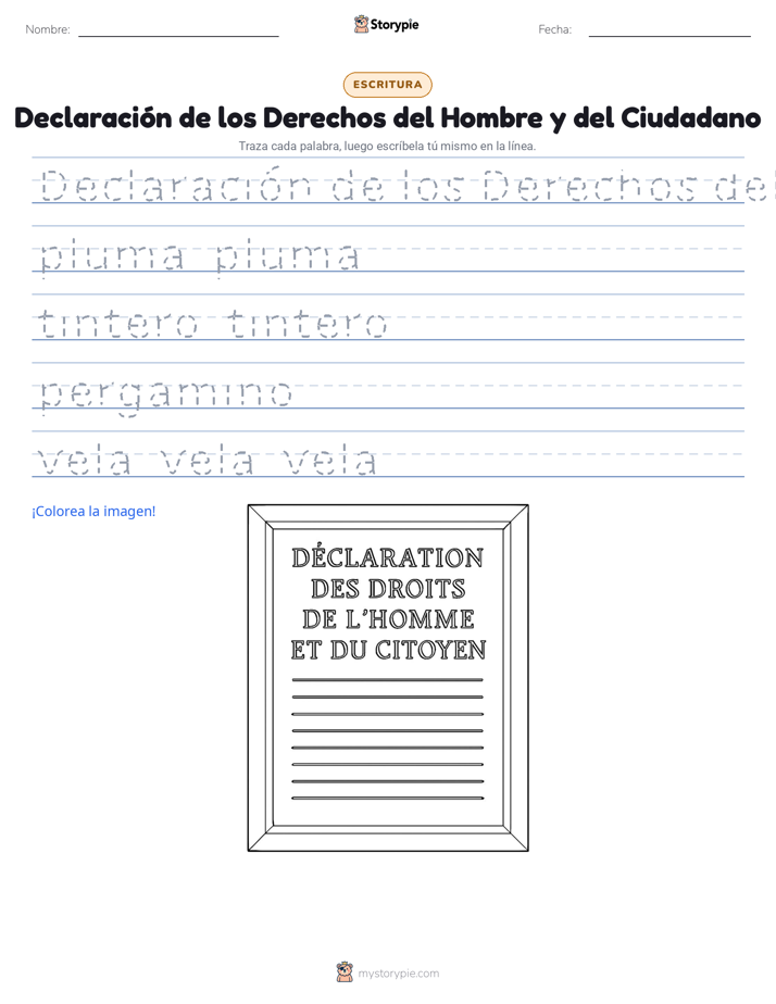 Práctica de Escritura