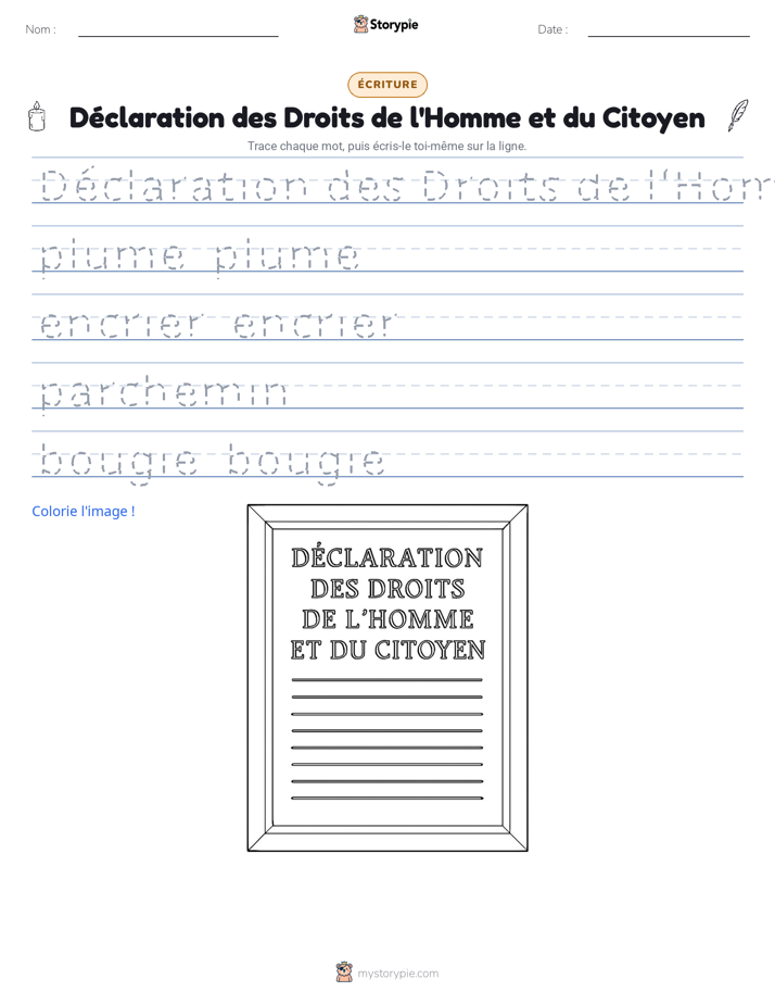 Pratique d'écriture