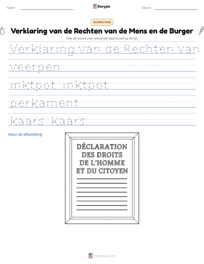 Schrijf Oefening