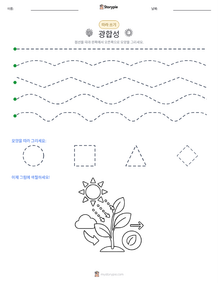 따라 쓰기