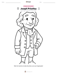 Prévia da folha de atividades imprimível Joseph Priestley