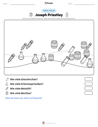 Joseph Priestley druckbare Arbeitsblatt Vorschau