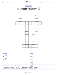 Joseph Priestley printable worksheet preview